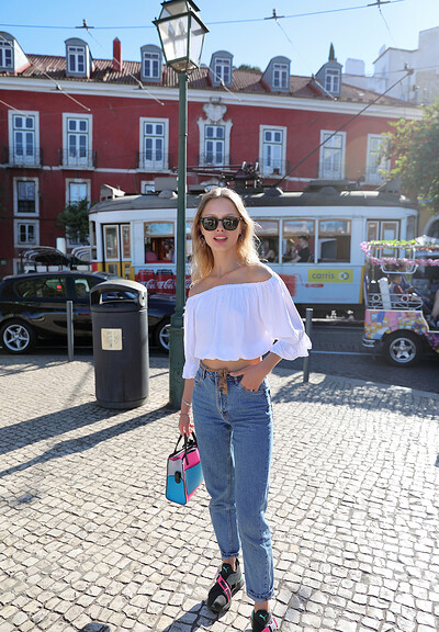 Model Clarice in Postcard from Lisbon